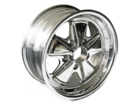 15 'Ultralite Chrome Fuchs-stijl lichtmetalen velgen 7.0J ET23.3 voor Porsche-auto - MX170015NPO