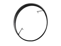 Headlamp outer bezel, Black. Porsche 911 1965-86 - 91163193300, 90163110201, 91163112900 - LTG11.3.122