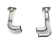 Exhaust Catbypass Pipes (for PSE). Porsche 991.2 Carrera - 9P1254450A, 9P1254450AX, 9P1254400A, 9P1254400AX
