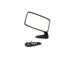 Retrovisor rectangular negro. GRANDE. Porsche 911 1974-77 - 91173101407, 91173101307, 91173101301, 91173101410, 91173101310 - MRS11.1.103 R, MRS11.1.103 L
