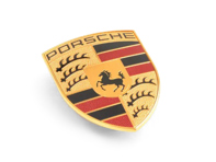 Motorhaubenabzeichen. Porsche 957 Cayenne 2007-10 - 95555960000, 95555960001, 95555960002, 95555979500