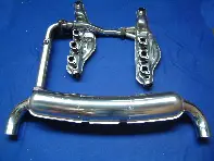 Uitlaat en warmtewisselaars Dubbel uitlaatsysteem Porsche 911 1984-89 - 93011116905, 93021102901, 93011104300, 93011104303, 93011118303, 93011118306, 93011323009, 93011323015, 93011323025, 93011323028, 93011323018