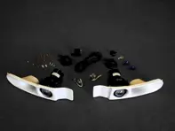 Front Brake Air Ducts turbo S style with fog lamps. Porsche 993 - 99363198000, 99363198001