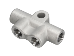 Raccord en T pour répartiteur de frein. Porsche 993 Turbo / 993 Carrera RS 1994-1998 - 99335576026, 99335576025