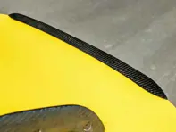 Alerón Mini Gurney para alerón OEM en fibra de carbono seco. Porsche 718 Cayman GT4 RS - SRMGFOEM