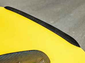 适用于原厂干碳纤维机翼的迷你盖尼襟翼。保时捷 718 Cayman GT4 RS - SRMGFOEM