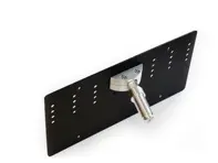 Receptor de gancho de remolque Rennline - Soporte de placa de matrícula Billet. Porsche 981 - E1070.117 981, E1070.117 981 EURO, E1070.117981, E1070117981, E1070117981EURO