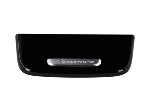 Couvercle du cendrier de la console centrale, en Piano Black. Porsche 971 Panamera - 971858417ANOV3, 971858417ADOV3, 971858417AD, 971858417AN
