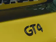 Stemma posteriore GT4, sul retro. Porsche 718 (982) Cayman GT4 - 98204480084041
