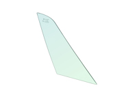 Front fixed 1/4 window glass, Green Tint. Porsche 911 69-89 COUPE / 964 COUPE - 91154251100, 91154251200