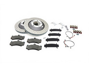 FRONT Brake disc rotor 380mm & Brake pads. Porsche 997 GT3 2010>> Zimmermann FORMULA Z - 99735140991, 99735141091 - 460.1551.70, 460.1550.70