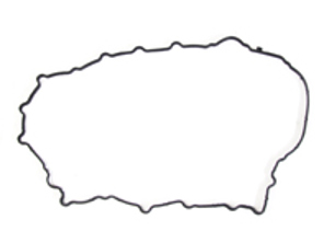 Oil pan gasket. Porsche 981 Boxster / 981 Cayman / 991 / 997 - 9A110732502, 238.740