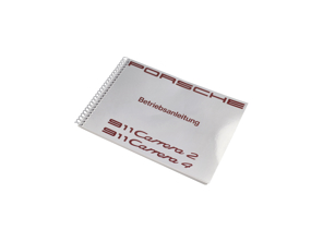 Manual del conductor del Porsche 911 (964) Carrera 2/4, MY 91, en alemán - WKD96401091