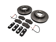 FRONT Brake Pads and Brake Disc Package Porsche 997 3.8L C2S - 9963514XX04BRE, 99635141004, 99635140904BRE, 99635140904, 9963514XX04, 99635194913BRE, 99635194913, 99761275701, 99761267801, 99635108901