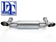Exhaust Muffler / Silencer Titanium DesignTek for Porsche 997 Turbo - 99711102680