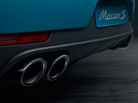 Terminali di scarico, in nero. PorscheMacan II - 95B044205A