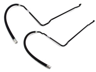 Oil pipe set of 2 (supply and return) front cooler to thermostat. Porsche 964 1989-94 - 96420713304, 96420713301, 96420713303, 96420713305, 96420713505 - 96420713304, 96420713301, 96420713303, 96420713305