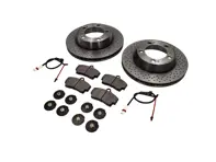 Plaquettes de frein arrière et ensemble de disques de frein. Porsche 987 Boxster S / Cayman S - 98635293911, 98635240301, 98735240301, 98735240300, 98735293901, 98735293900, 99635208602, 98635293911BRE, 98661236501, 98635240301BRE, 99635208600
