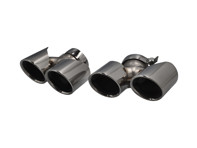 DesignTek Exhaust tail pipes in Chrome for Porsche 991.2 C2 / C4 3.0L - 992251187Q, 992251187AJ, 992251187AA, 992251188Q, 992251188AJ, 992251188AA, 992251187M, 992251187BA, 992251188M, 992251188BA, 992251188R, 992251187C, 992251187AS, 992251187AE, 992251188C, 992251188AS, 992251188AE, 992251187J, 992251187AT, 992251187AF, 992251188J, 992251188AT, 992251188AF