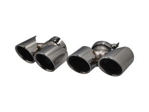 DesignTek 镀铬排气尾管，适用于保时捷 991.2 C2 / C4 3.0L - 992251187Q, 992251187AJ, 992251187AA, 992251188Q, 992251188AJ, 992251188AA, 992251187M, 992251187BA, 992251188M, 992251188BA, 992251188R, 992251187C, 992251187AS, 992251187AE, 992251188C, 992251188AS, 992251188AE, 992251187J, 992251187AT, 992251187AF, 992251188J, 992251188AT, 992251188AF