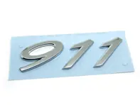 911 - Stemma coperchio posteriore cromato. Porche 991 - 99155923101